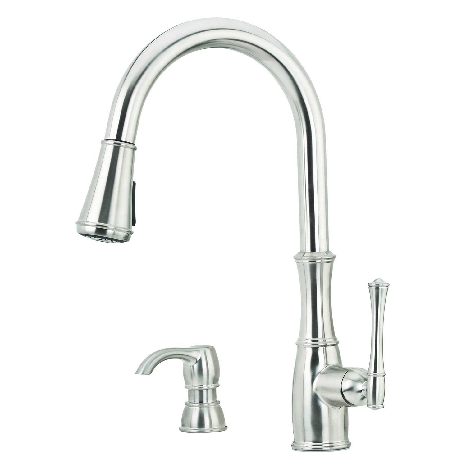 Pfister Wheaton Single Handle Pull Down Kitchen Faucet GT529-WH1 - Zenithce