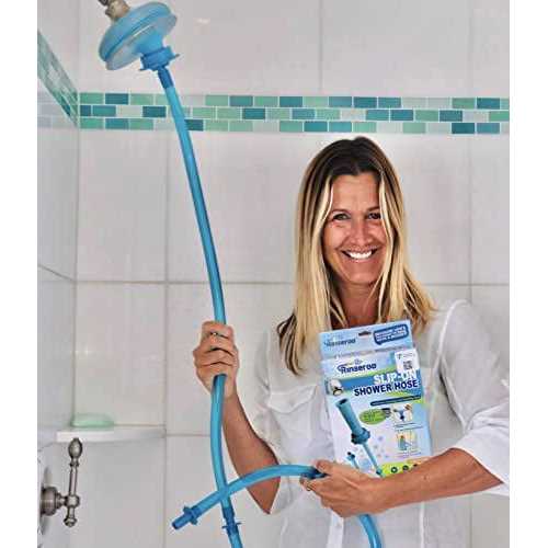 Rinseroo Tub Faucet Hose and Sprayer Slips On to Tub Spout for Hair Washing, Baby or Dog Bath. Bathtub Faucet Showerhead Attachment. Sh - Zenithce