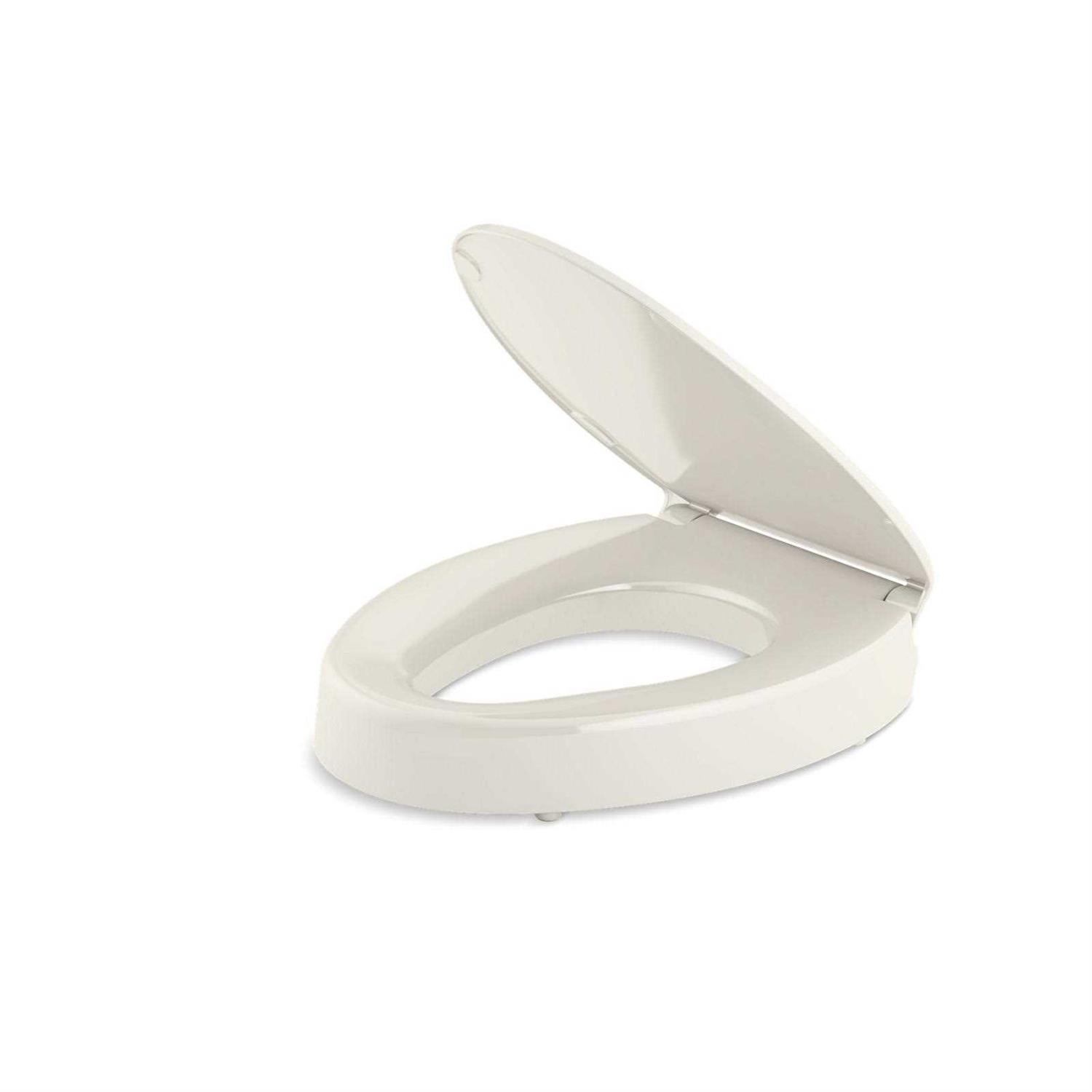KOHLER Hyten Elevated Quiet-Close Elongated Toilet Seat K-25875-0 - Zenithce