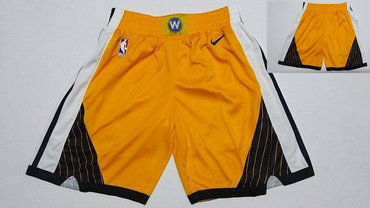 Warriors Yellow Earned Edition Swingman Shorts - Zenithce