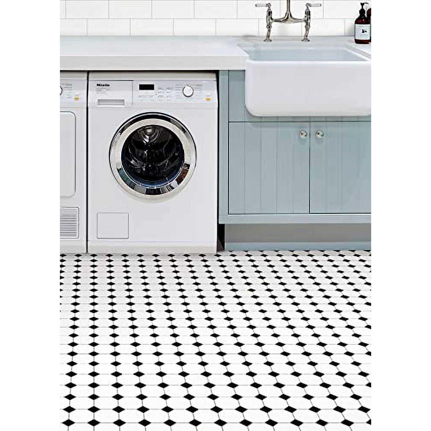 FloorPops Harvard Brick Peel & Stick Floor Tiles - Zenithce