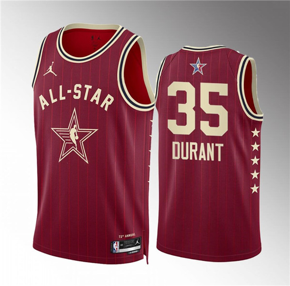 2024 All-Star #35 Kevin Durant Crimson Stitched Jersey - Zenithce