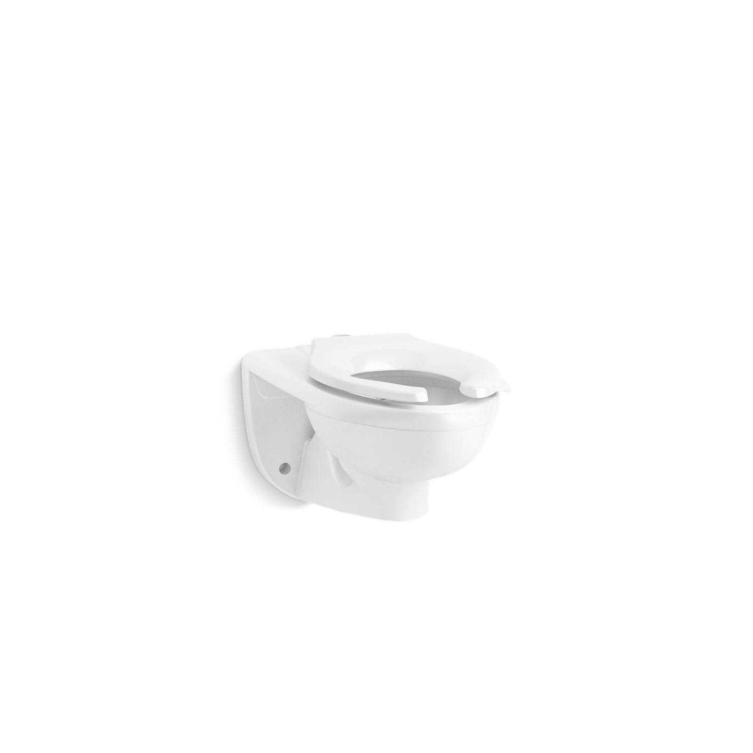 Kohler Kingston Ultra Wall-mount top spud Flushometer Bowl - Zenithce
