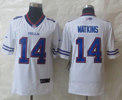 Bills #14 Sammy Watkins White Stitched New Limited Nike Jersey - Zenithce