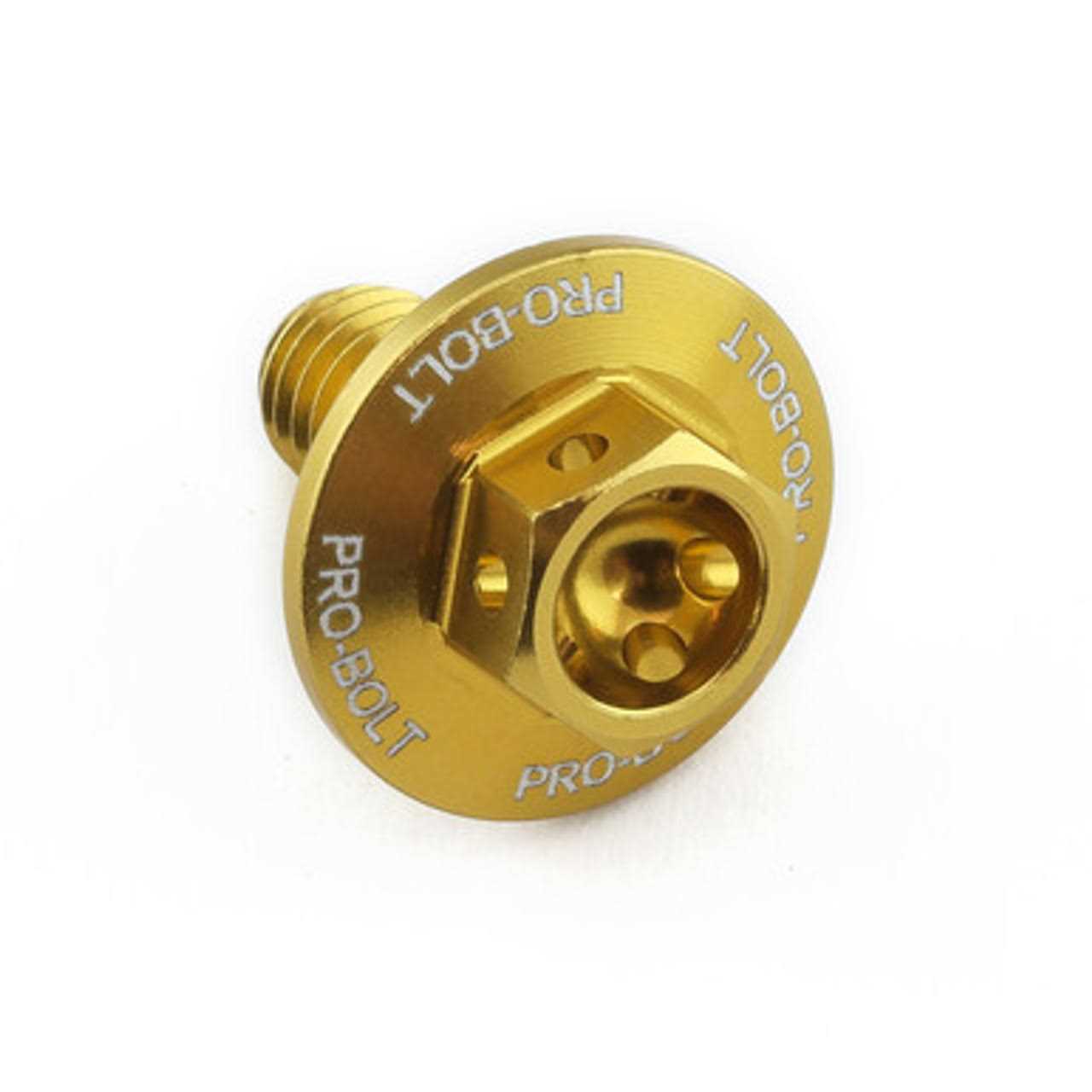 Pro-Bolt Aluminum Flanged Hex Bodywork Bolt Race Spec Etched Pack - Zenithce