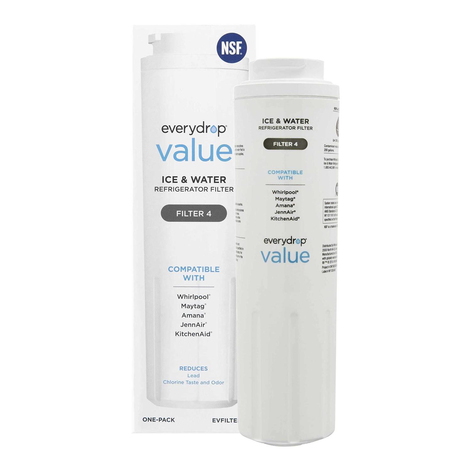 Whirlpool EveryDrop Refrigerator Water Filter 4 EDR4RXD1 - Zenithce