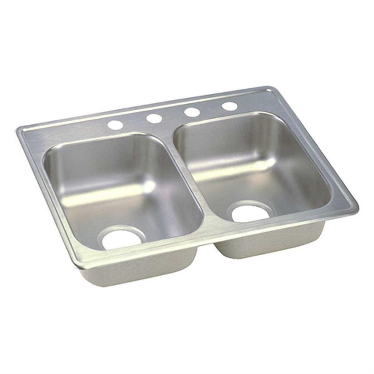Elkay Dayton D125223 Single Bowl Drop-in Stainless Steel Sink - Zenithce