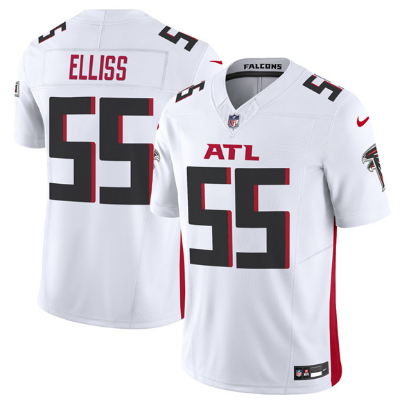 Atlanta Falcons #55 Kaden Elliss White 2025 F.U.S.E. Vapor Untouchable Limited Stitched Jersey - Zenithce