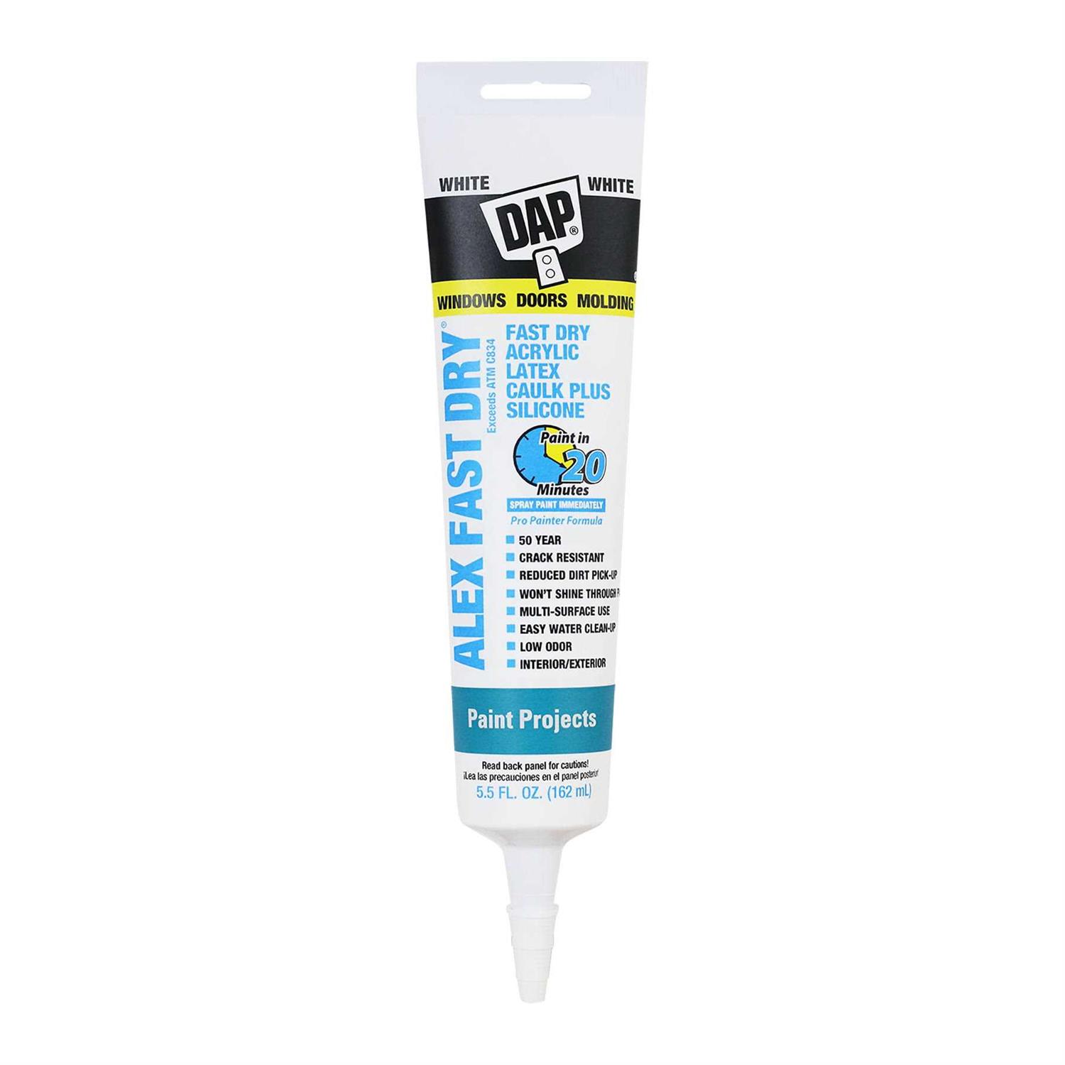 Dap Alex Acrylic Latex Caulk Plus Silicone - Zenithce