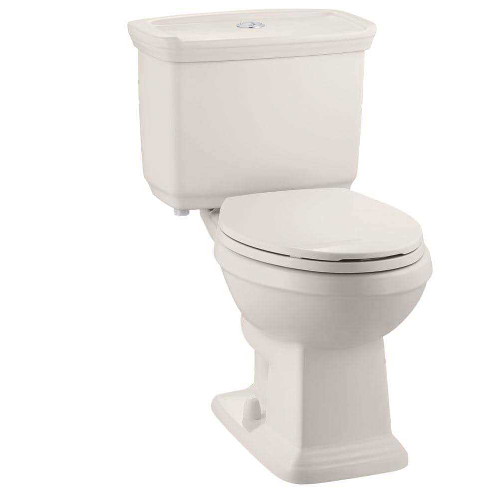 Glacier Bay 2-Piece 1.0 GPF/1.28 GPF High Efficiency Dual Flush Elongated Toilet - Zenithce