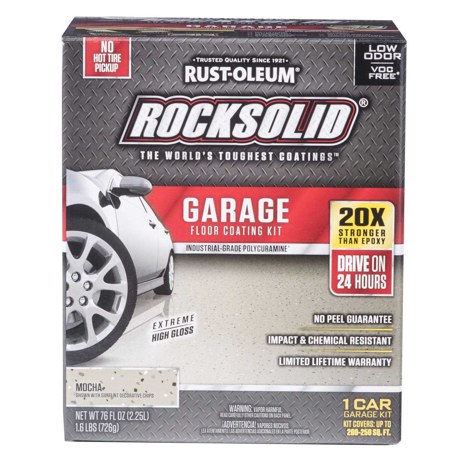 Rust-Oleum 60003 RockSolid Floor Coating Garage Gray Kit - Zenithce