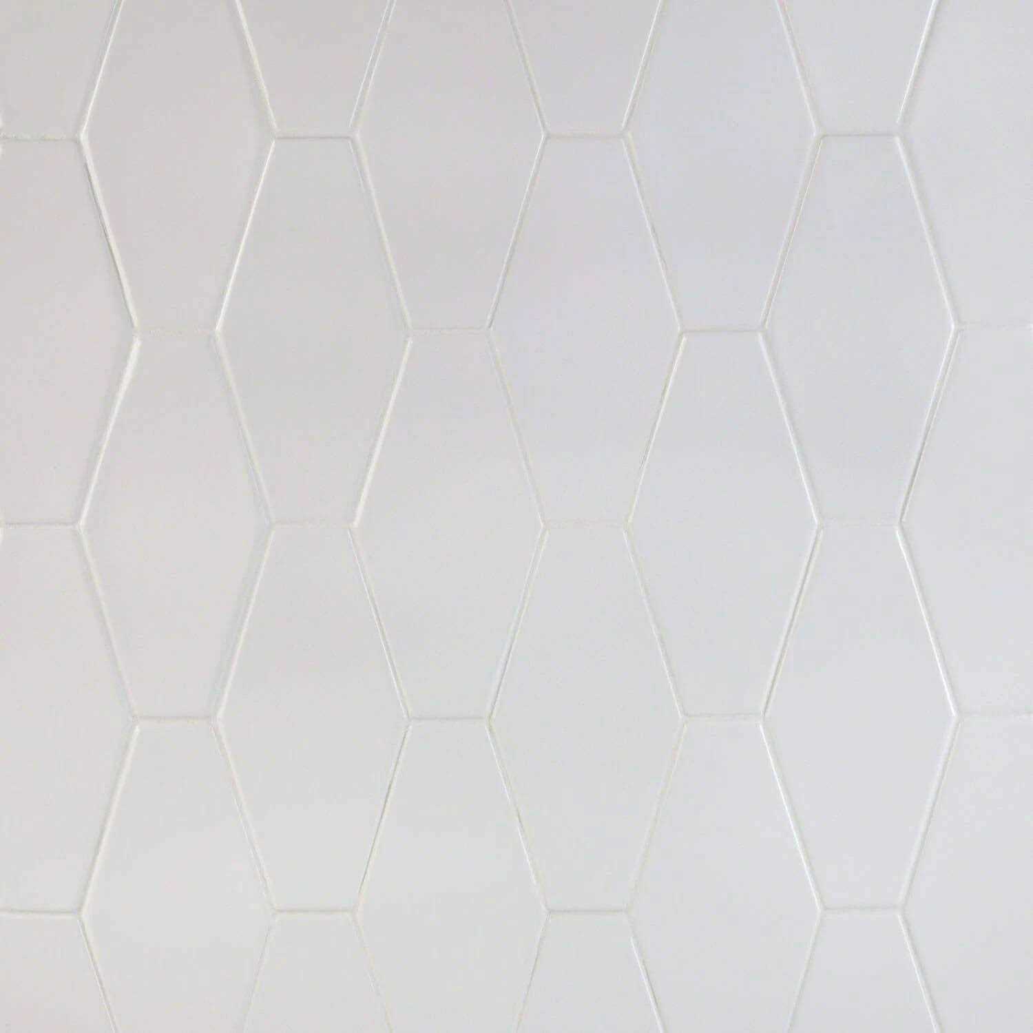 Ivy Hill Tile Birmingham Hexagon 4 in. x 8 in. Polished Ceramic Subway Tile - Zenithce