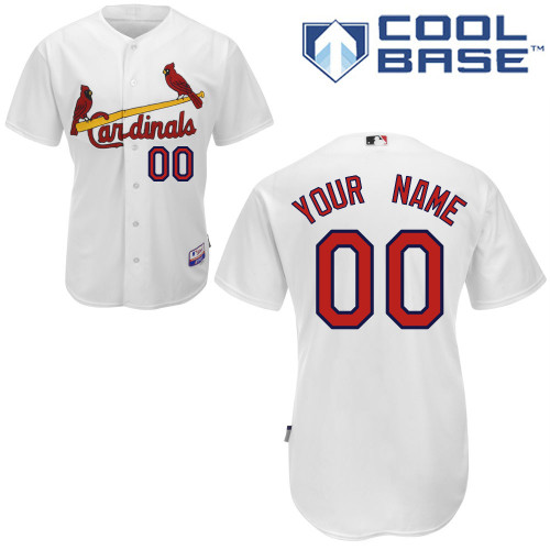 Cardinals Customized Authentic White Cool Base MLB Jersey - Zenithce