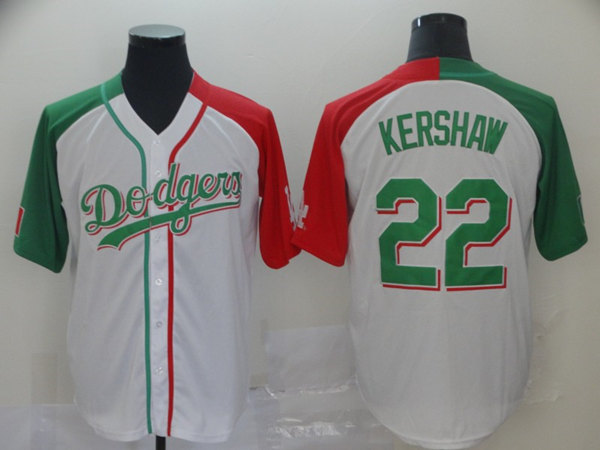 Los Angeles Dodgers #22 Clayton Kershaw Mexican Heritage Culture Night Jersey - Zenithce