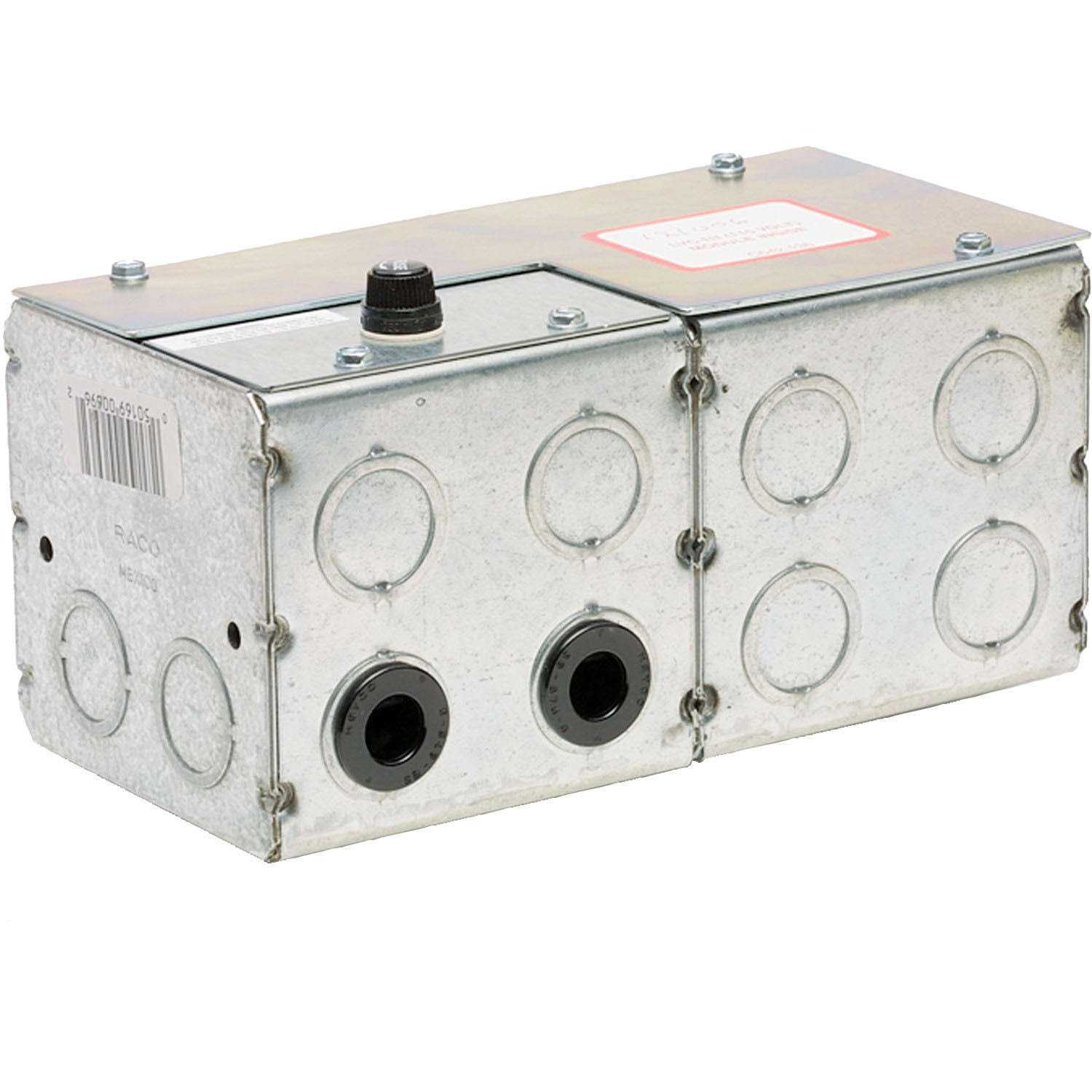 Raco 683 Square Box 2 -Gang 17 -Knockout - Zenithce