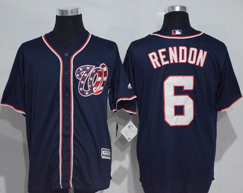 Nationals #6 Anthony Rendon Navy Blue New Cool Base Stitched Jersey - Zenithce