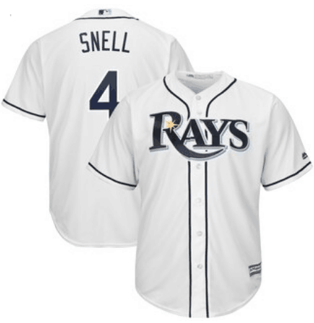 Tampa Bay Rays #4 Blake Snell White Stitched Jersey - Zenithce