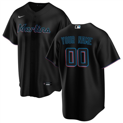 Miami Marlins Customized Stitched MLB Jersey - Zenithce