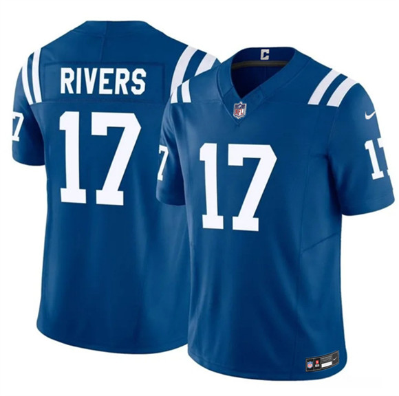 Indianapolis Colts #17 Philip Rivers Blue 2025 F.U.S.E. Vapor Limited Stitched Jersey - Zenithce