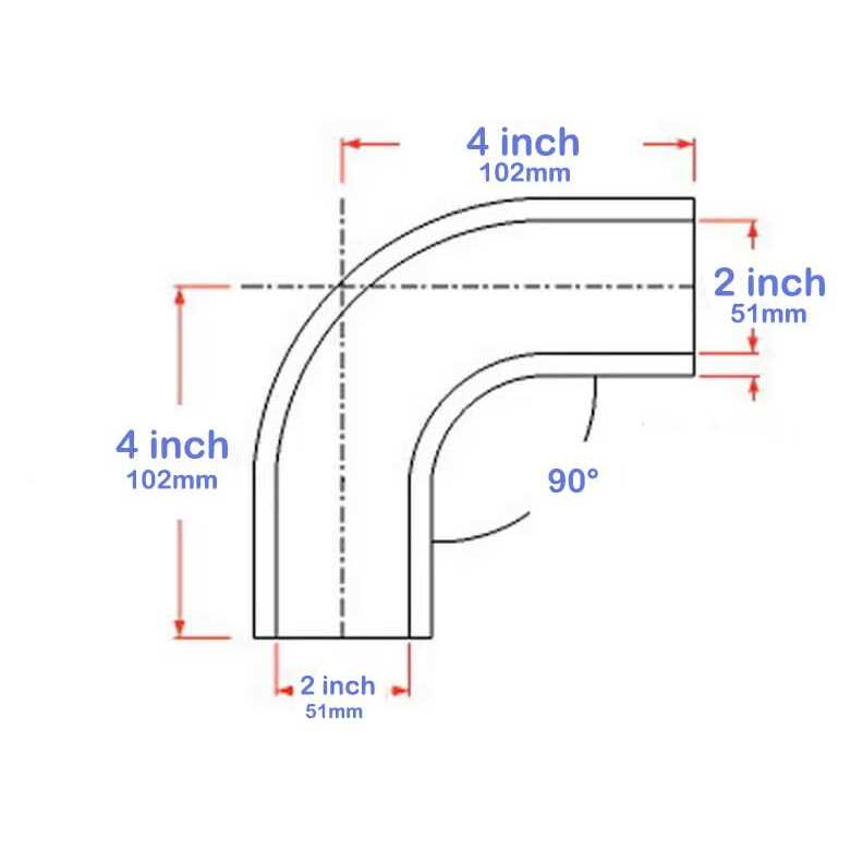 Ucreative 90 Degree Elbow 4-ply High Performance Coupler Silicone Hose For Vehicle With T-Bolt Clamp - Zenithce