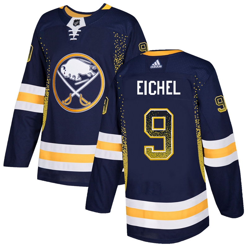 Buffalo Sabres #9 Jack Eichel Navy Blue Drift Fashion Stitched Jersey - Zenithce