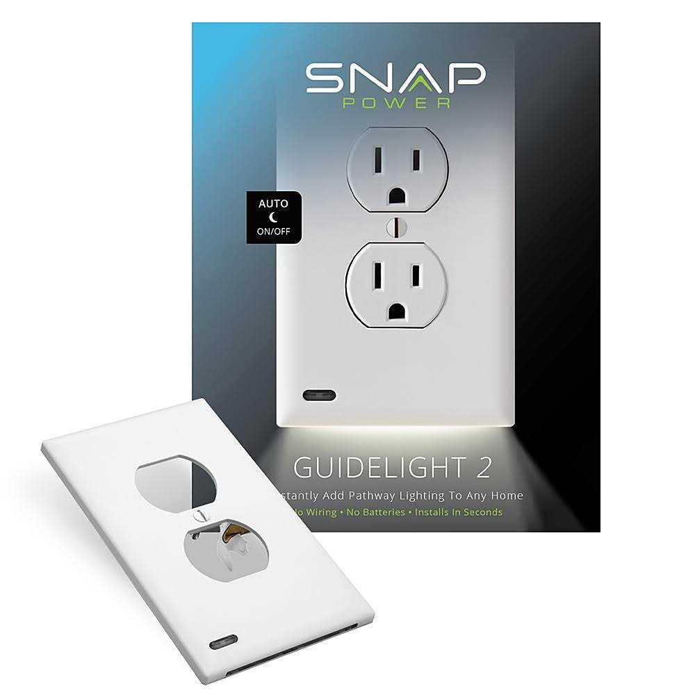 SnapPower GuideLight 2 for Outlets Night Light - Zenithce