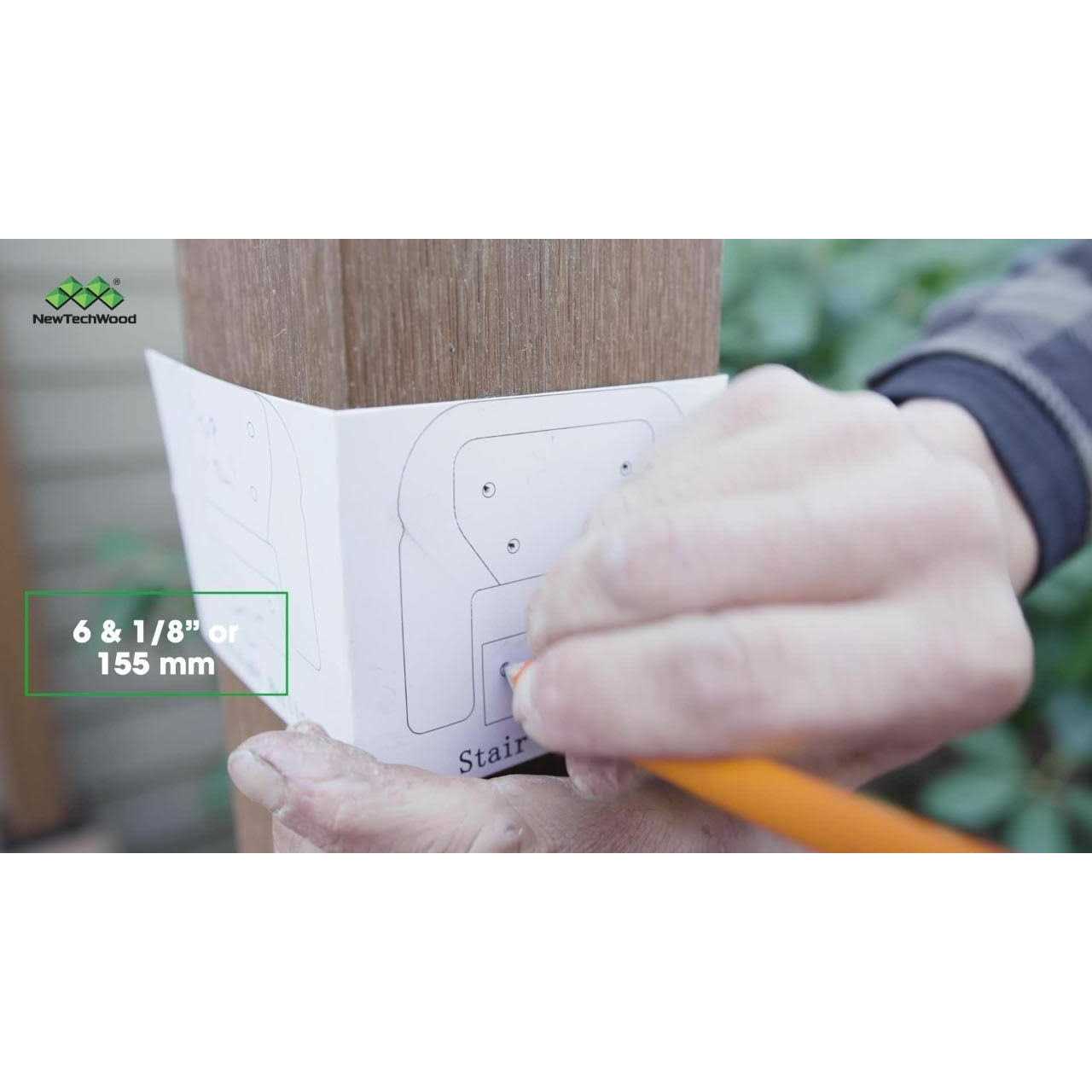 NewTechWood Minigap Hidden Fastener System 1-in x 2-in x 1-ft MGS-50 - Zenithce