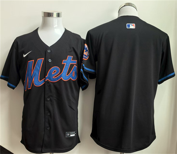New York Mets Blank Black 2025 Limited Stitched Jersey - Zenithce