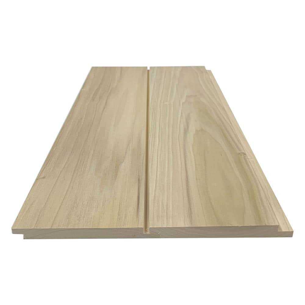 Swaner Hardwood 1 in. x 6 in. x 8 ft. Poplar Shiplap Board - Zenithce