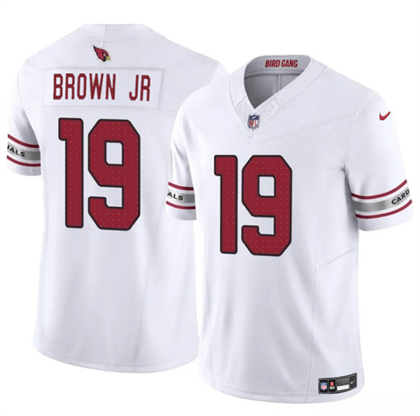 Arizona Cardinals #19 Anthony Brown JR White 2024 F.U.S.E. Vapor Untouchable Limited Stitched Jersey - Zenithce