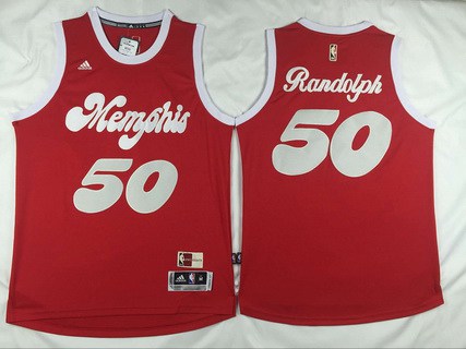 Memphis Grizzlies #50 Zach Randolph Revolution 30 Swingman 2015-16 Retro Red Jersey - Zenithce