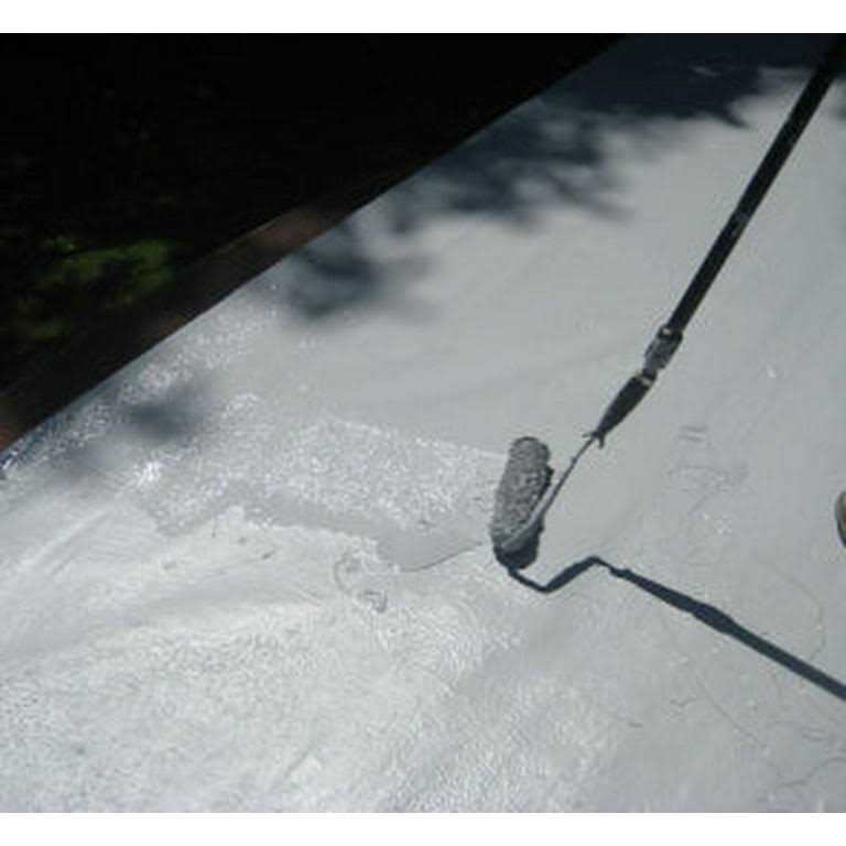 GacoFlex 5 Gal. White Solvent-Free 100% Silicone Roof Coating - Zenithce