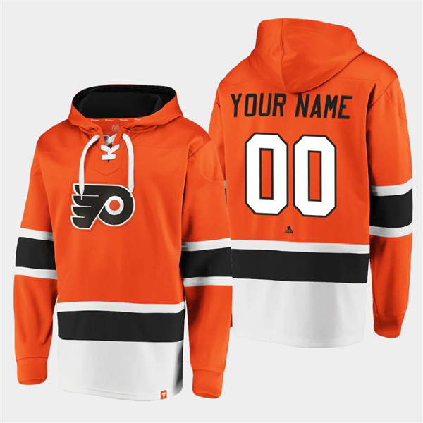 Philadelphia Flyers Custom Orange All Stitched Sweatshirt Hoodie - Zenithce