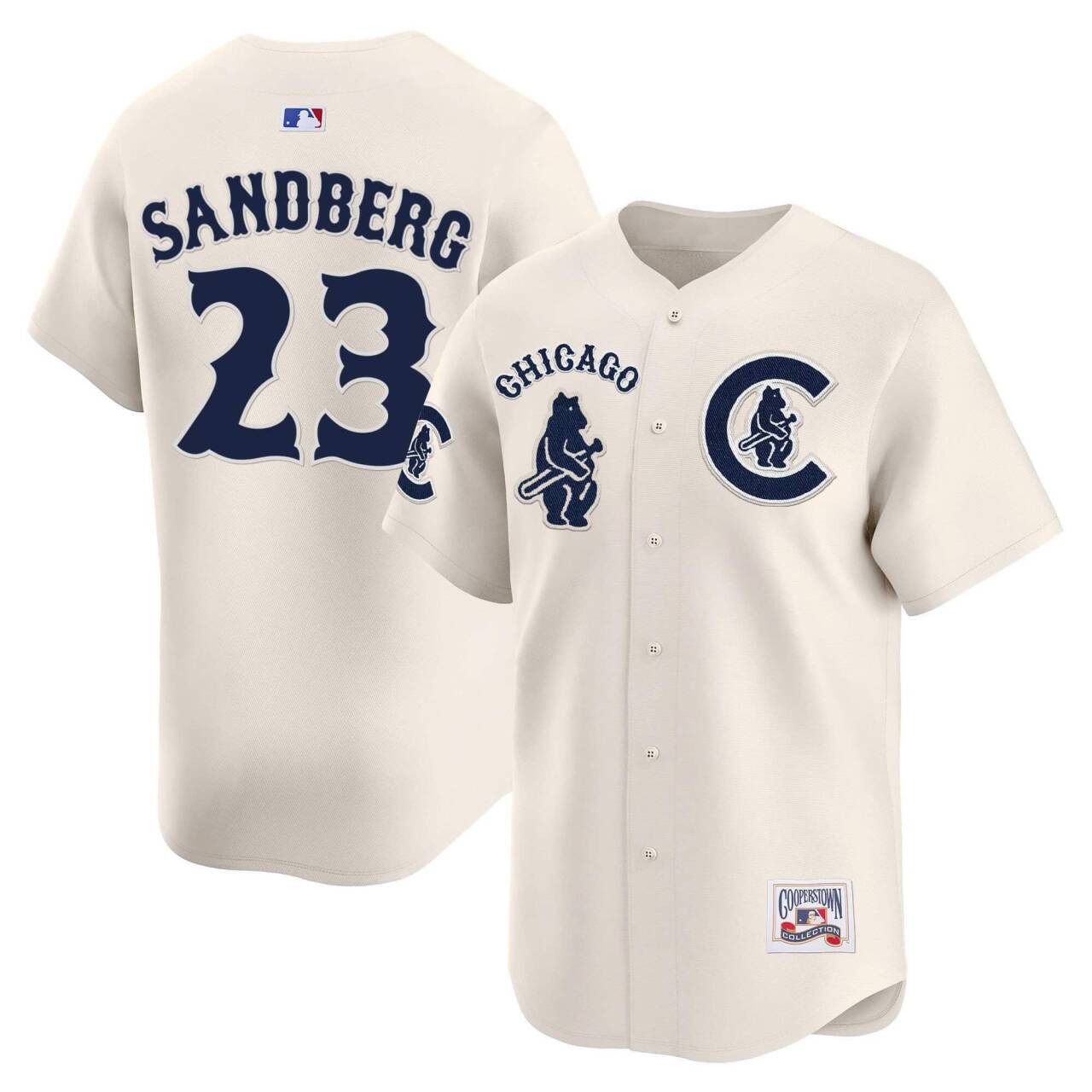 Chicago Cubs #23 Ryne Sandberg Cream Special Vapor Premier Limited Stitched Jersey - Zenithce