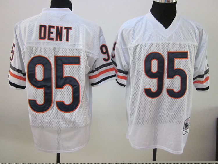 Mitchell And Ness Bears #95 Richard Dent White Stitched Jersey - Zenithce