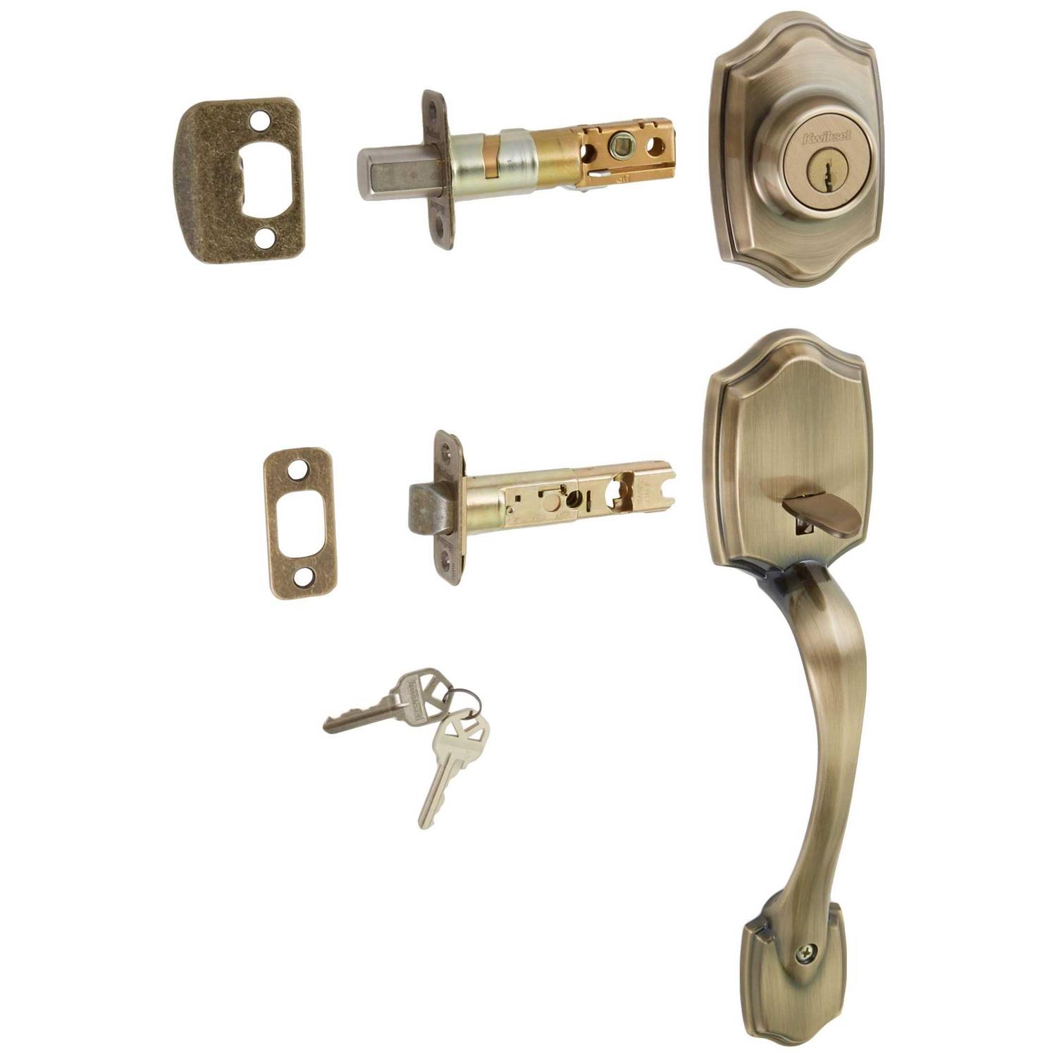 Kwikset Belleview Single Cylinder Exterior Handleset 687BWLIP - Zenithce