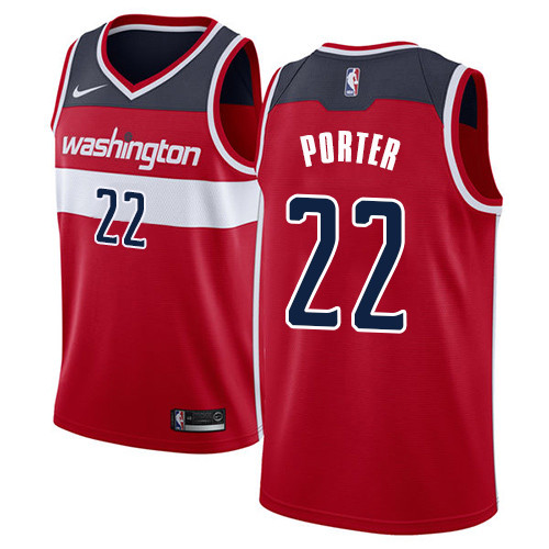 Wizards #22 Otto Porter Red Swingman Icon Edition Jersey - Zenithce