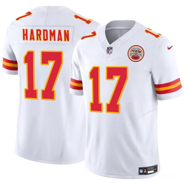 Kansas City Chiefs #17 Mecole Hardman White 2024 F.U.S.E. Vapor Untouchable Limited Stitched Jersey - Zenithce