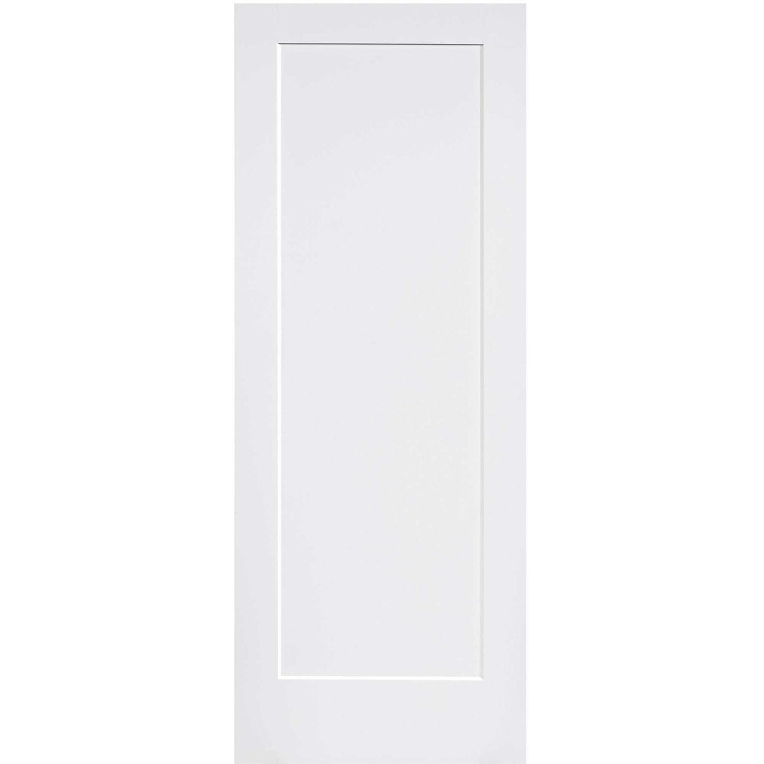 Kimberly Bay Paneled Solid Wood Primed Shaker Standard Door - Zenithce