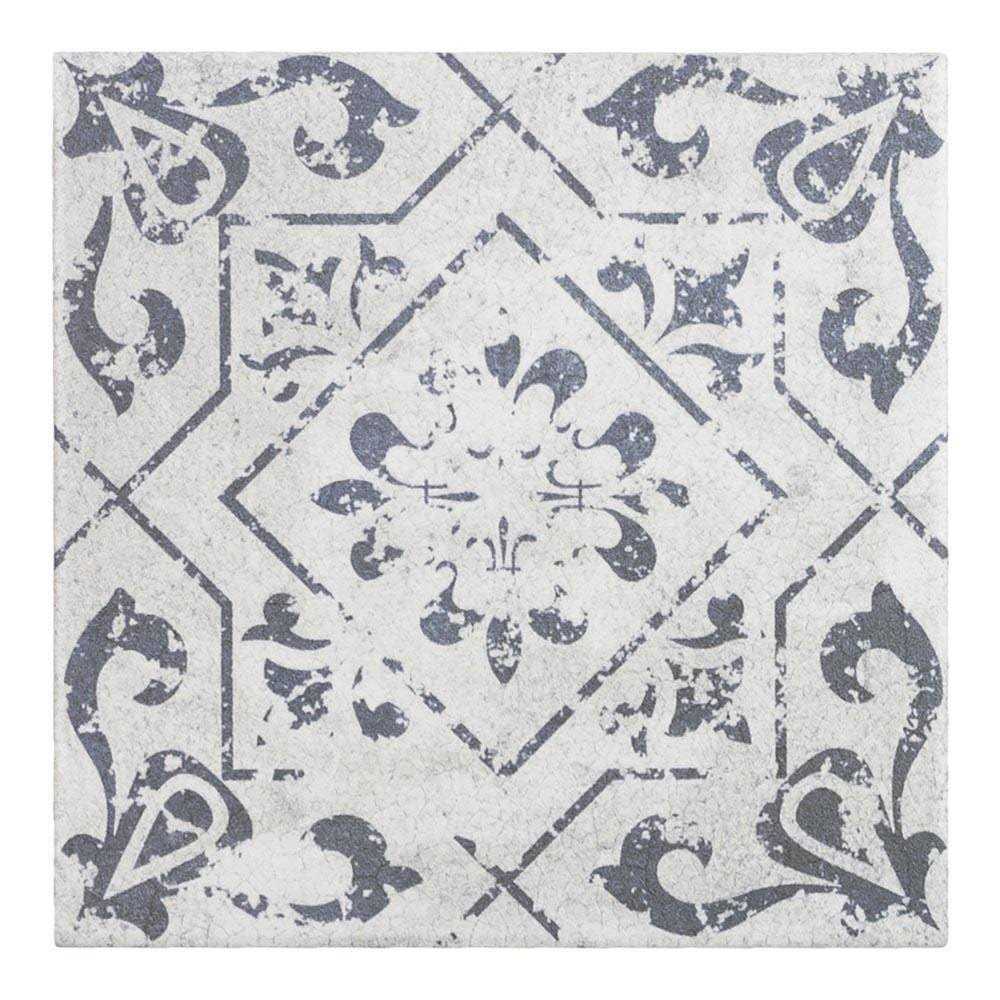 Mosaic Tile Outlet GrayWhite Matte Distressed 6X6 Porcelain Field Tile - Zenithce