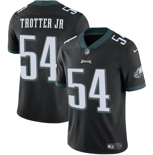 Philadelphia Eagles #54 Jeremiah Trotter Jr Black 2024 Draft Vapor Untouchable Limited Stitched Jersey - Zenithce