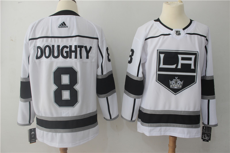 Los Angeles Kings #8 Drew Doughty White Stitched Adidas Jersey - Zenithce