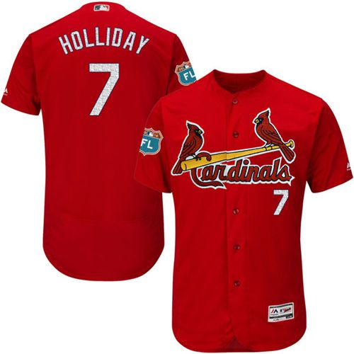 Cardinals #7 Matt Holliday Red Flexbase Authentic Collection Stitched Jersey - Zenithce