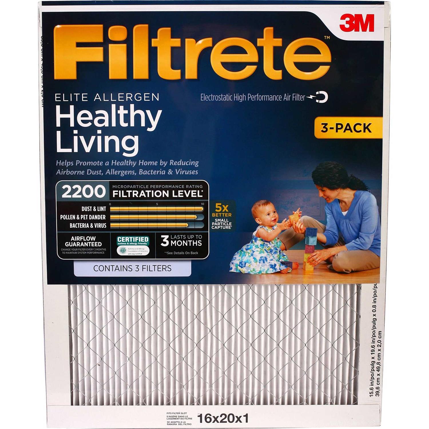 Filtrete Elite Allergen Healthy Living - Zenithce