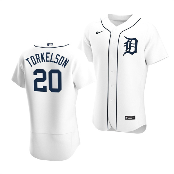 Detroit Tigers #20 Spencer Torkelson White Flex Base Stitched Jersey - Zenithce