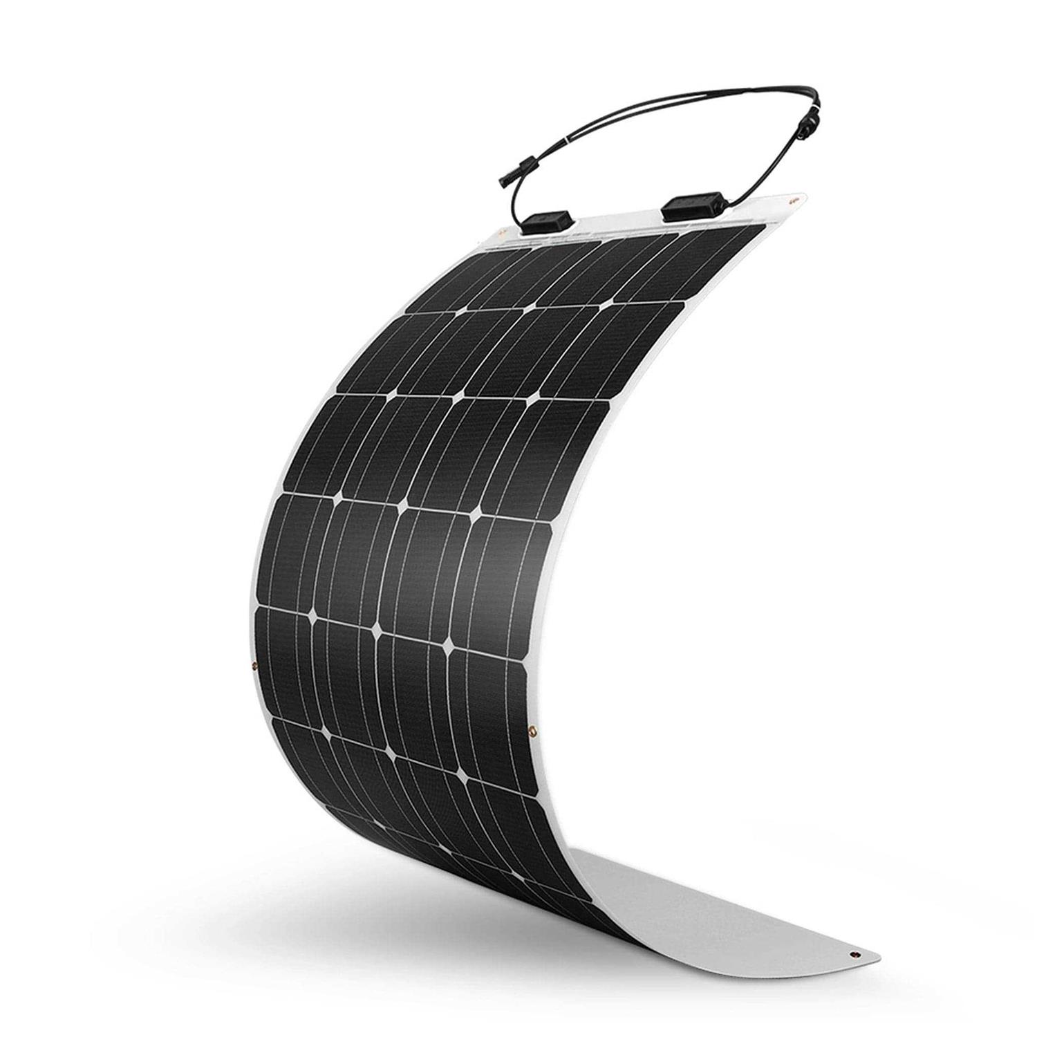 Renogy 100 Watt 12 Volt Black Division Lightweight Monocrystalline Solar Panel - Zenithce