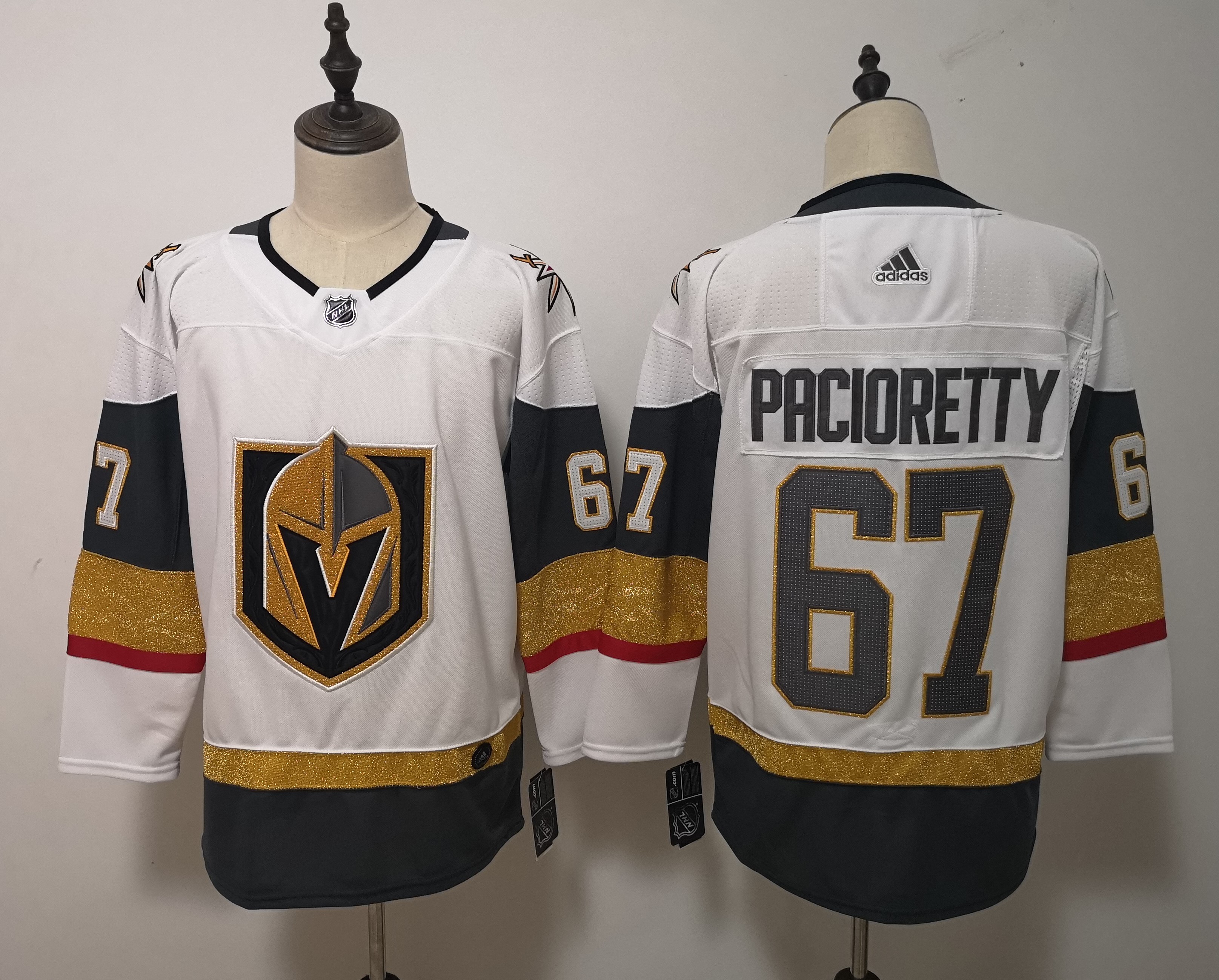 Vegas Golden Knights #67 Max Pacioretty White Stitched Adidas Jersey - Zenithce