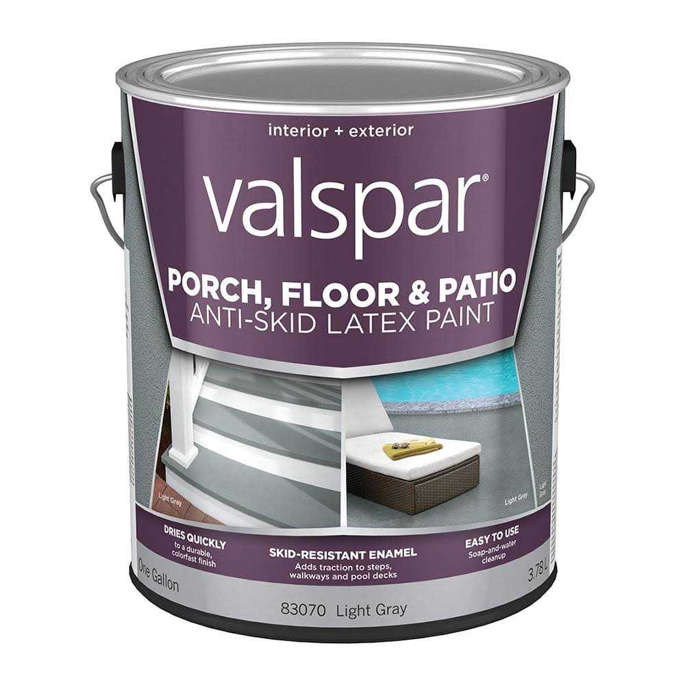 Valspar Satin Exterior Anti-Skid Porch & Floor Paint - Zenithce