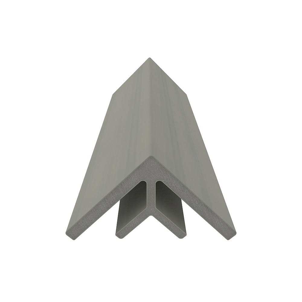 NewTechWood All Weather System 2.8 in. x 2.8 in. x 8 ft. Composite Siding Inside Corner Trim US47-8 - Zenithce
