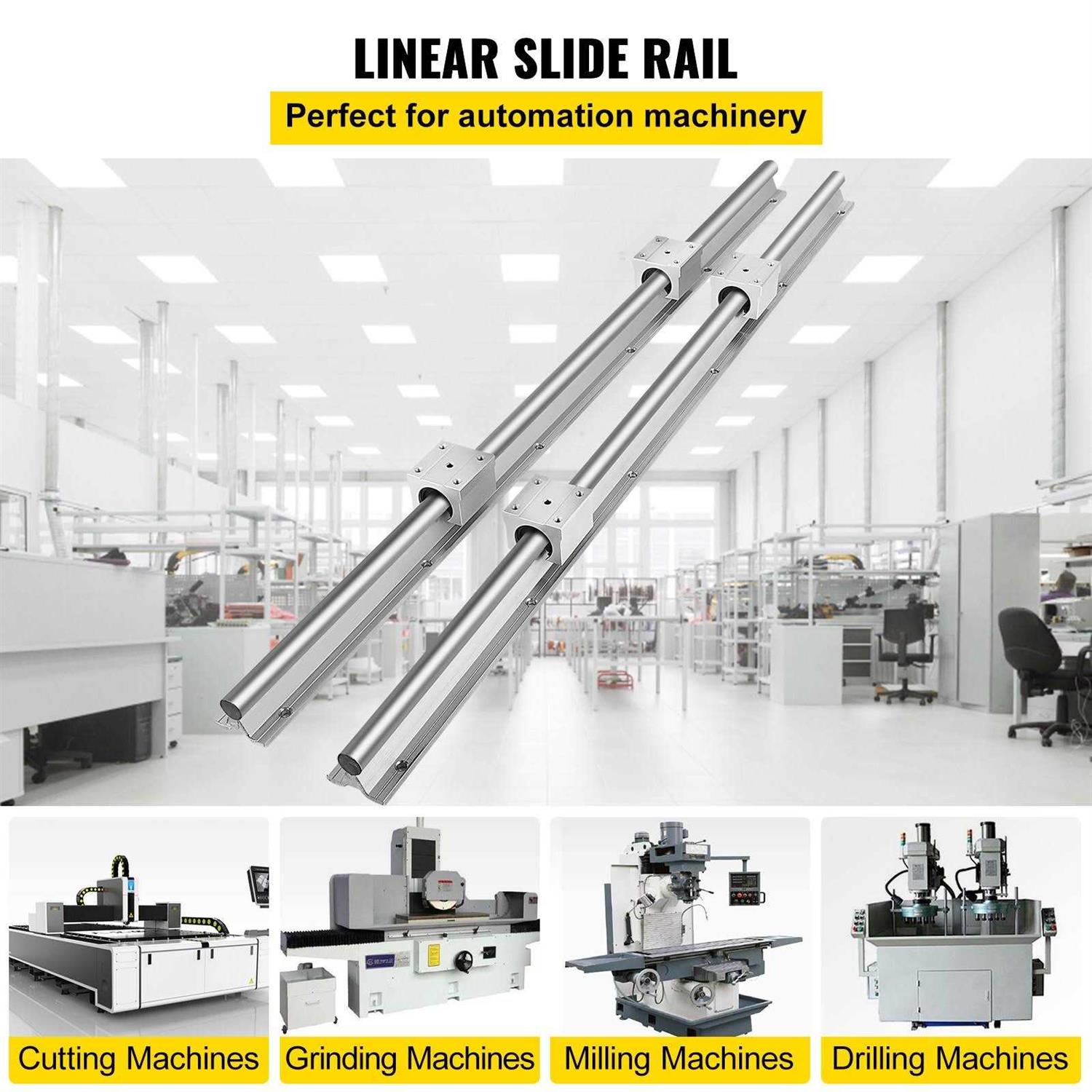 VEVOR Linear Rail SBR20-3006001000mm Rails RM1605-3506501050mm Ballscrew SBR20SZSGZXDGTZ01V0 - Zenithce